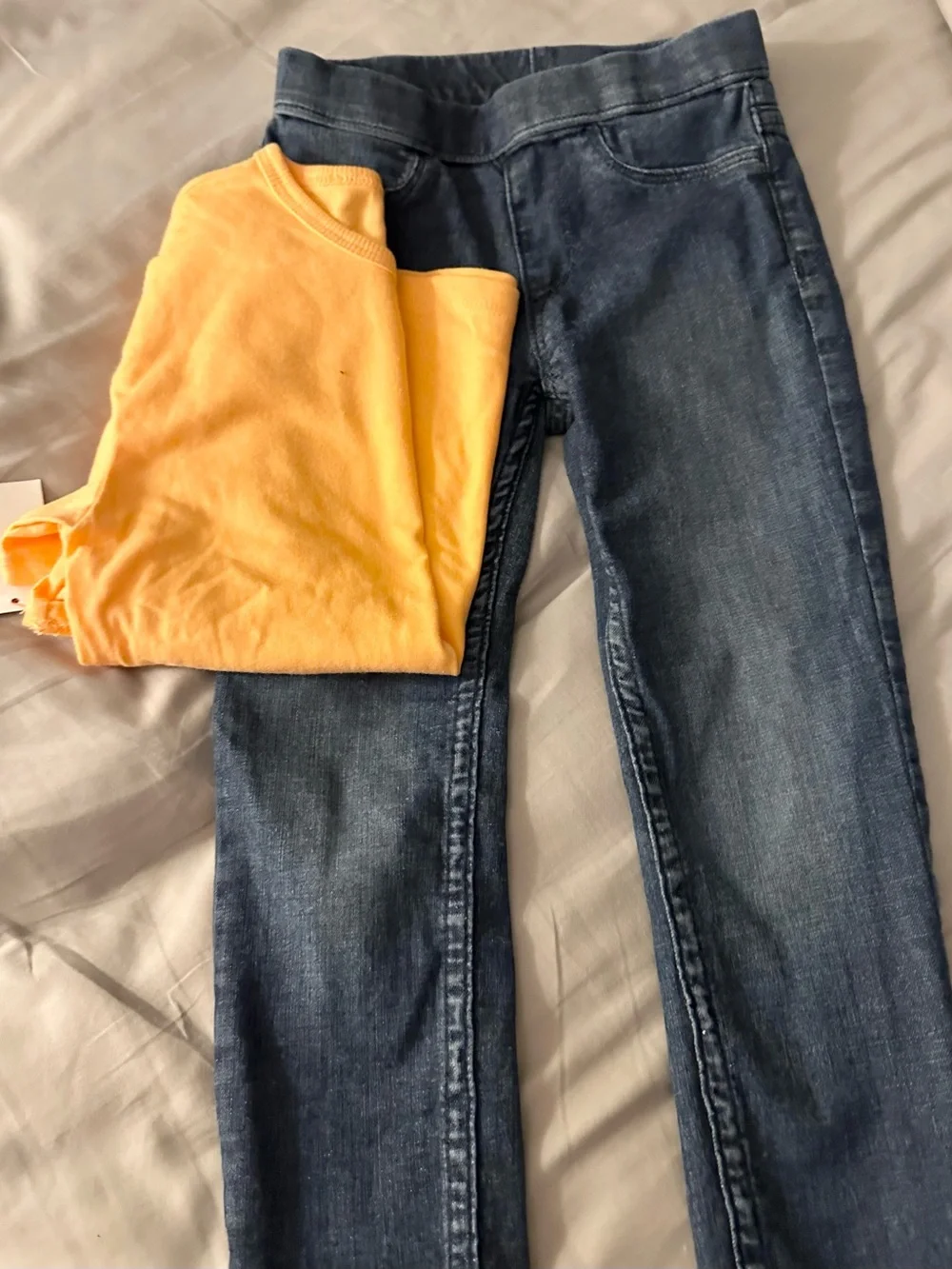 Cat & Jack Yellow Short-Sleeve Kids Tee